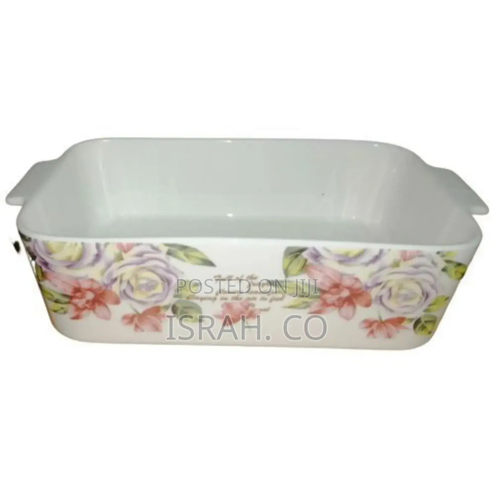 Rectangle Microwave Oven Baking Serving Dish Bowl, White