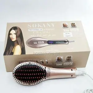 Sokany Professional LCD Vibration Hair Straightener Brush
