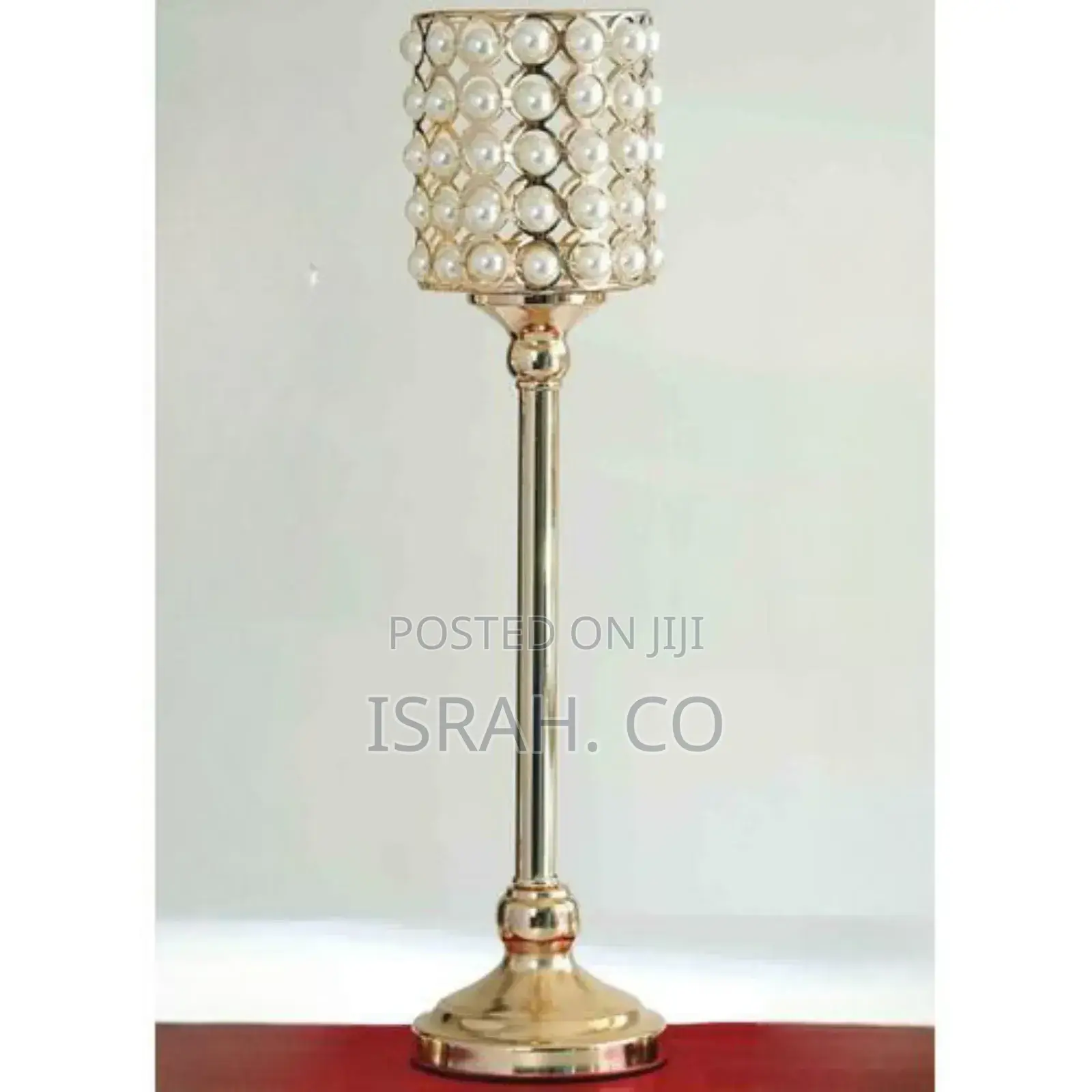 .Metal Glass Candle Stand Holder Decorationtable Living Room