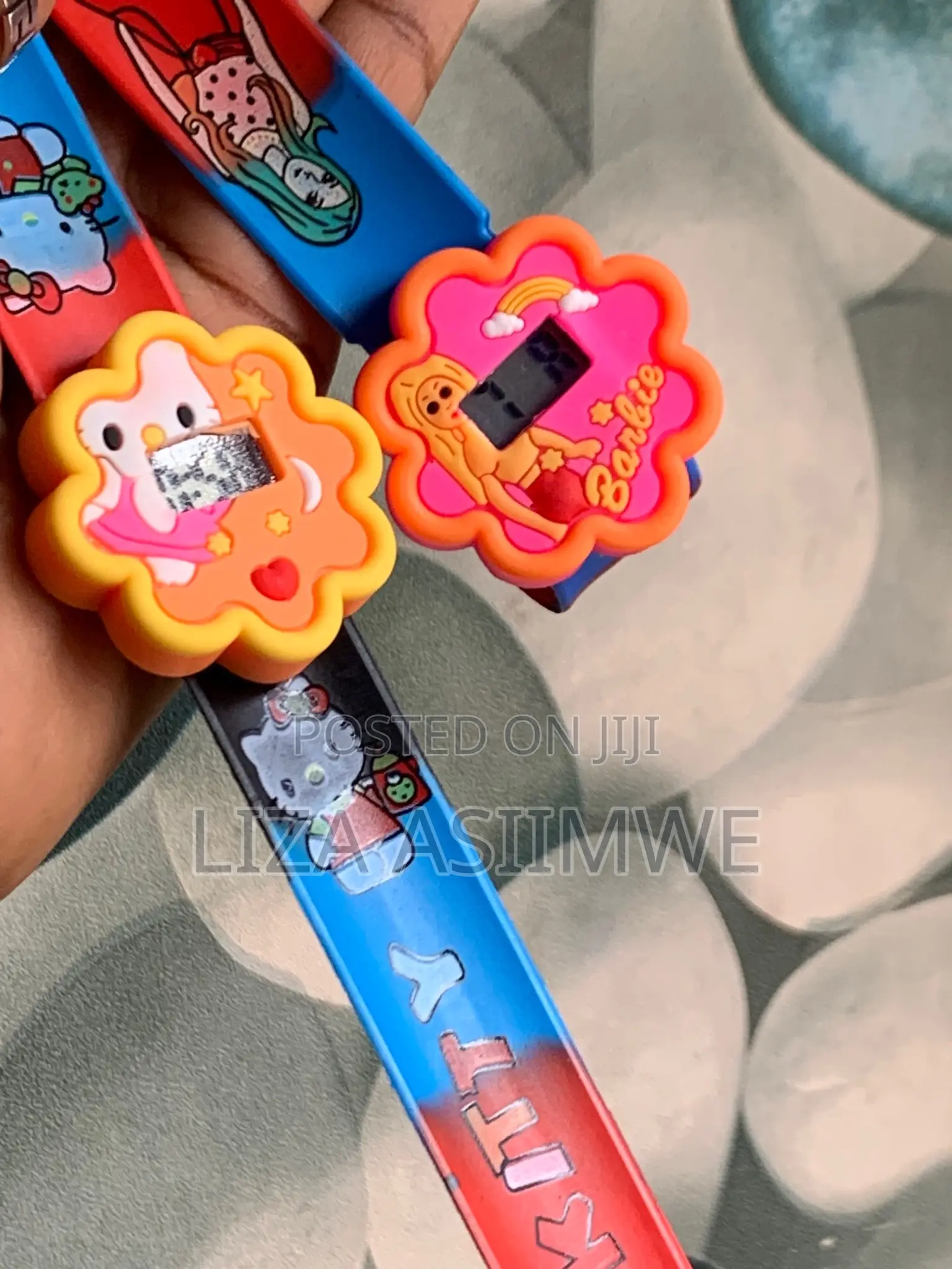 Hello Kitty and Barbie Slap Band Watches