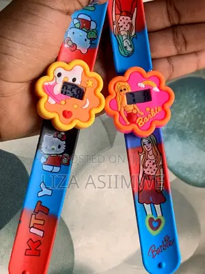 Hello Kitty and Barbie Slap Band Watches