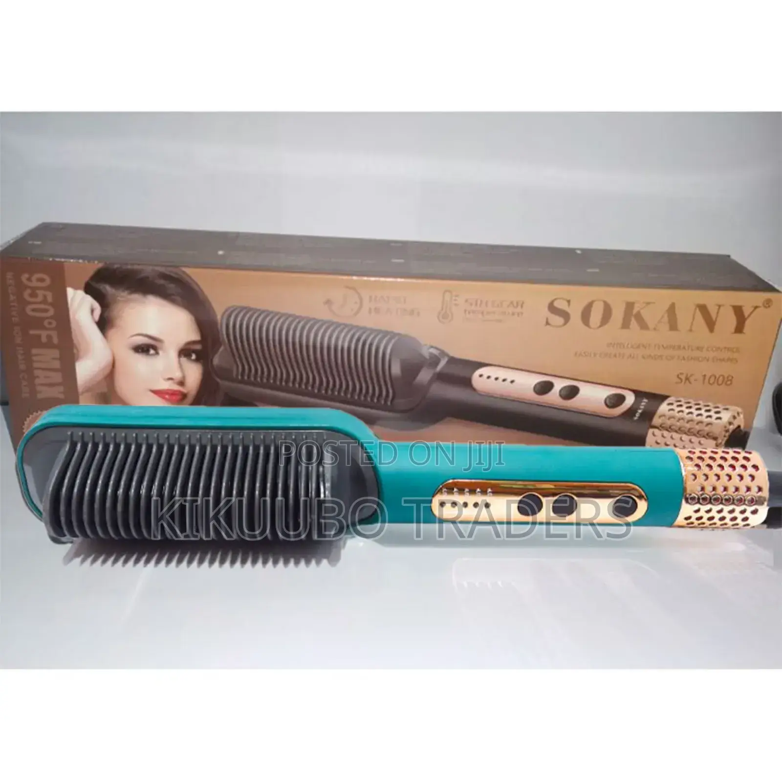 Sokany Hair Straightener Brush Max 950°F