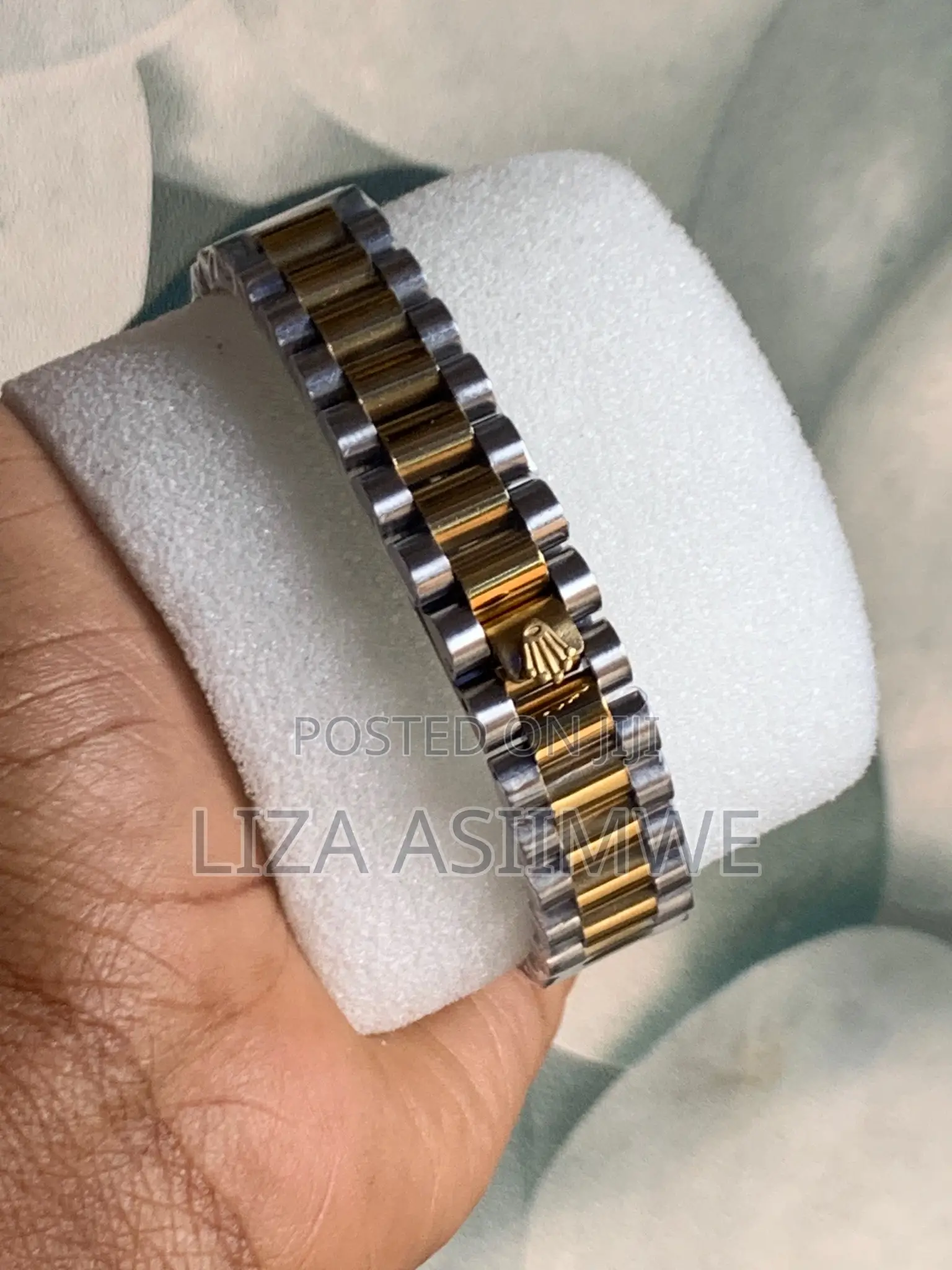 Lady’S Double Colour Rolex Watch