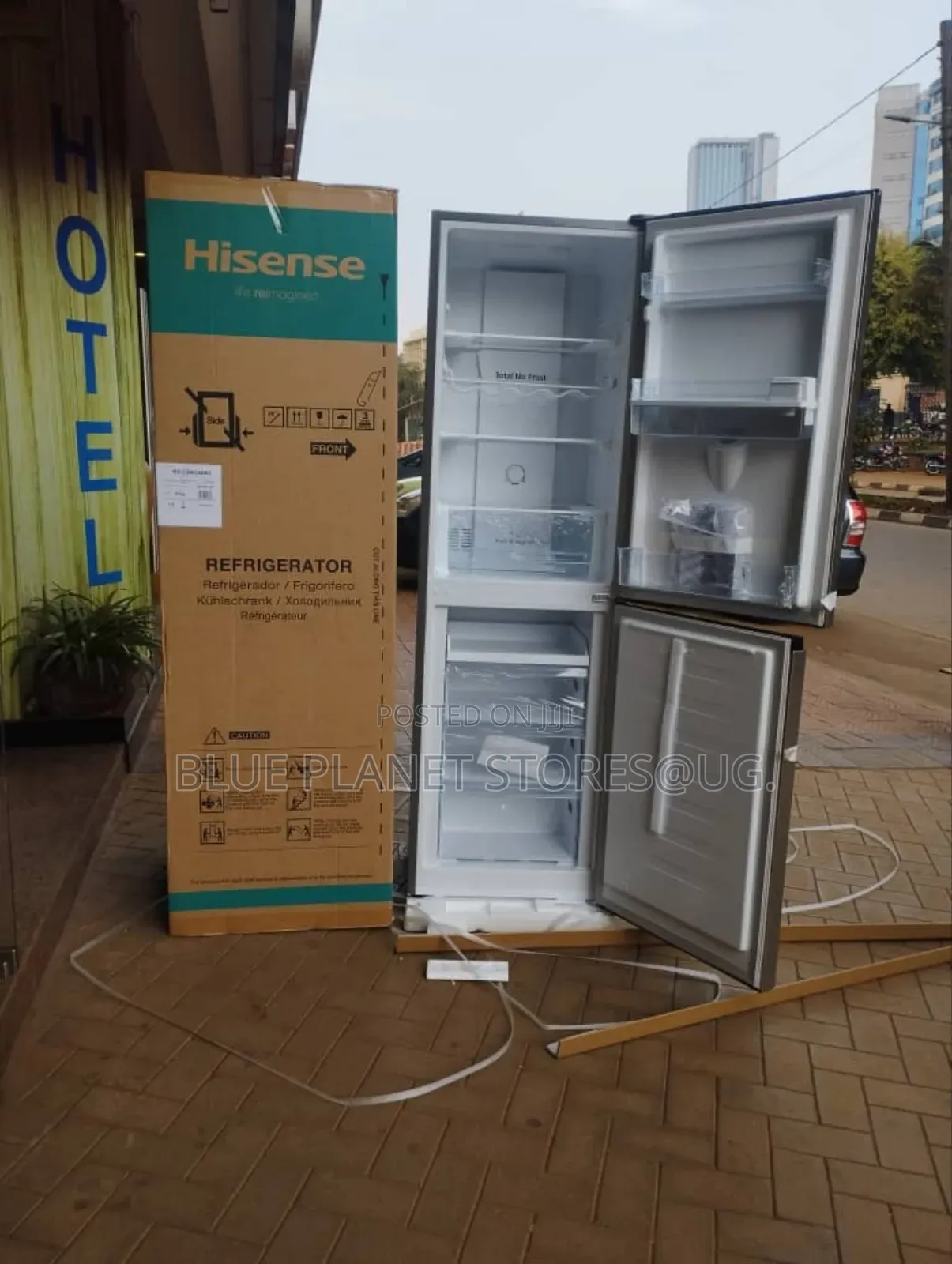 HISENSE 330L Double Door FROST FREE Fridge With a Dispenser