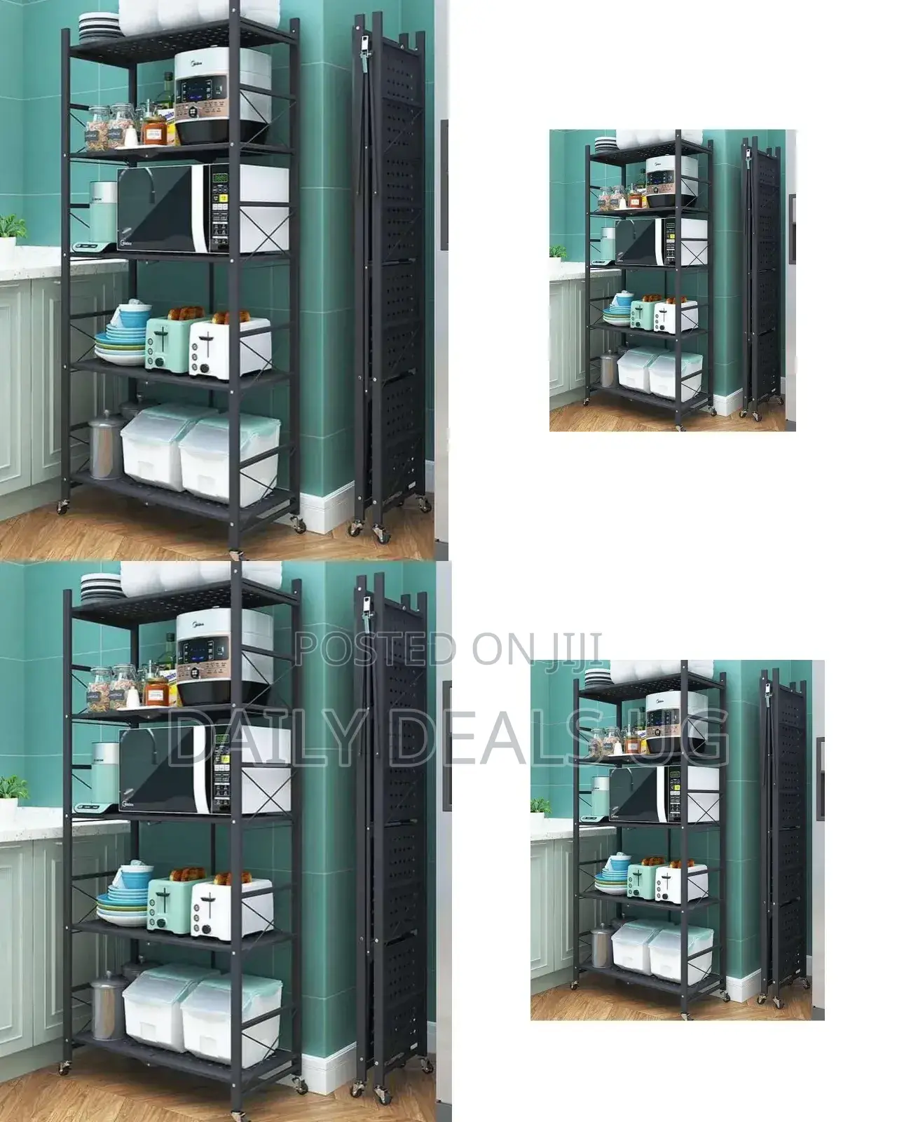 Metallic Kitchen Rack