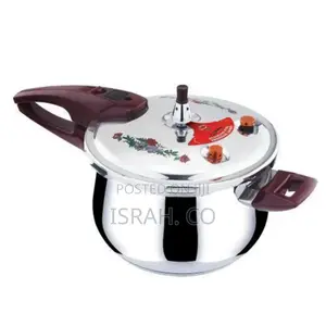 5 Litresstainless Steel Pressurecooker With Steamer - Silver