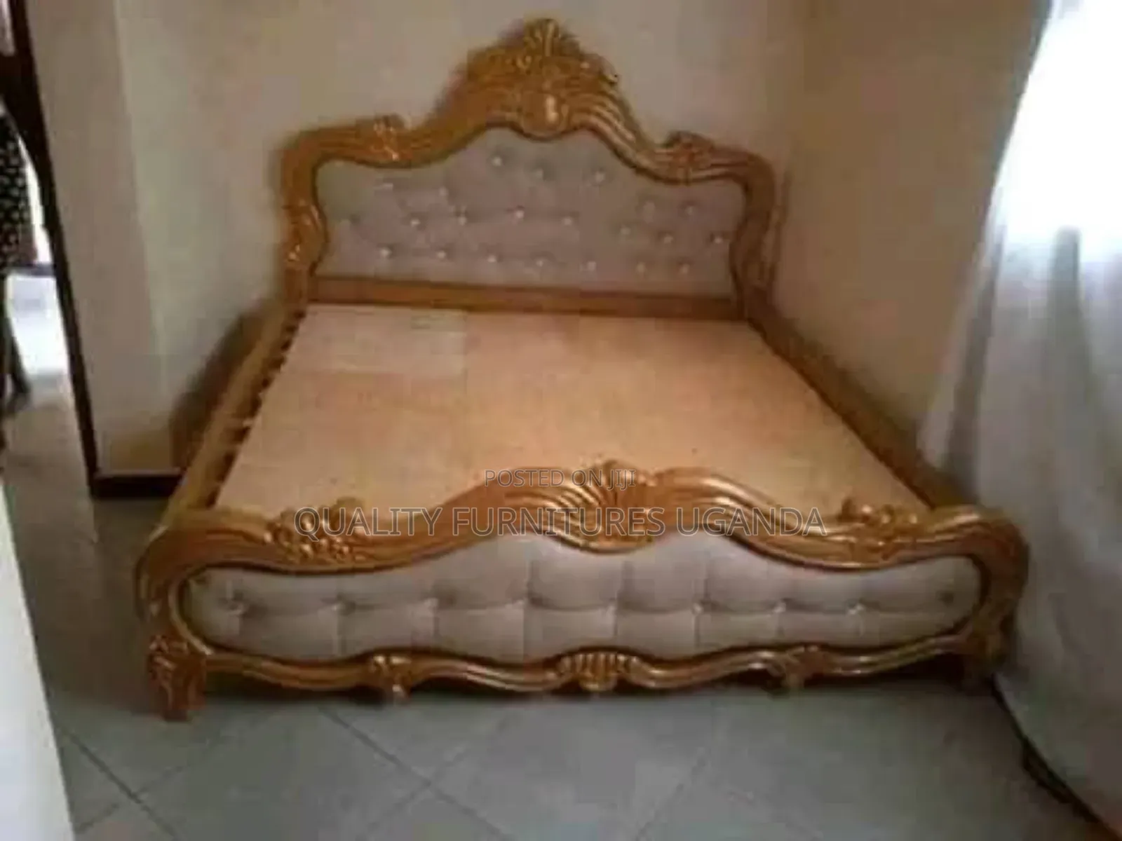 5x6 Tufted Kings Bed