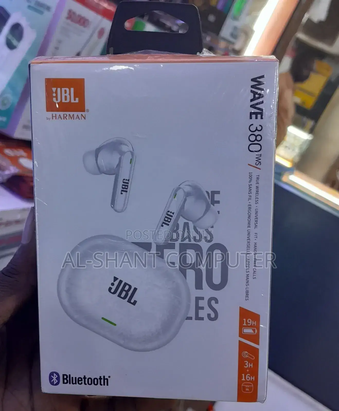 Wireless Earphones/JBL Wave 380 Earphones