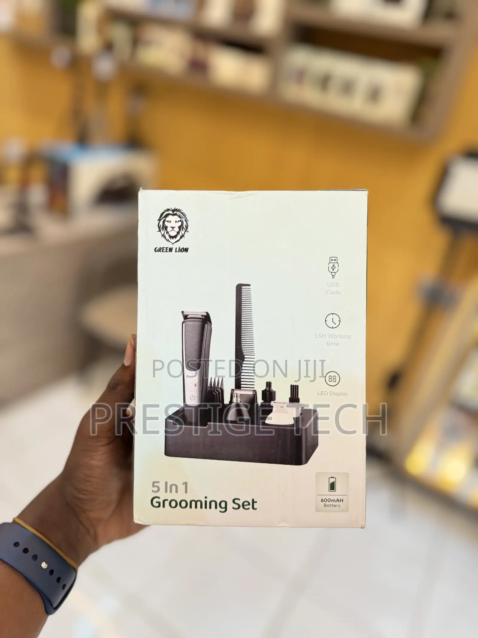 Green Lion 5in1 Grooming Kit / Shaving Kit