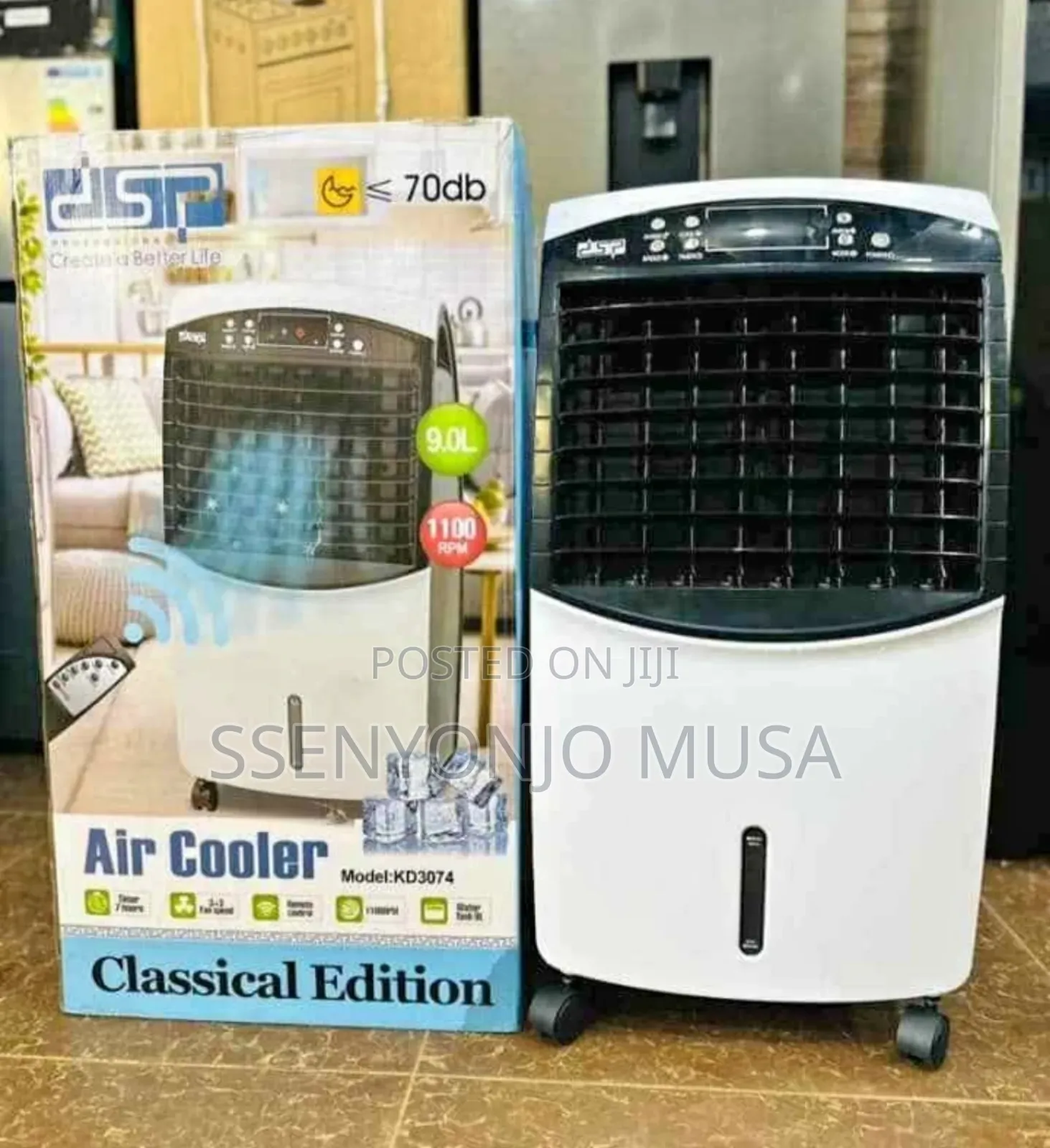 DSP Portable Air Cooler 9l - Kd3074, 1100w