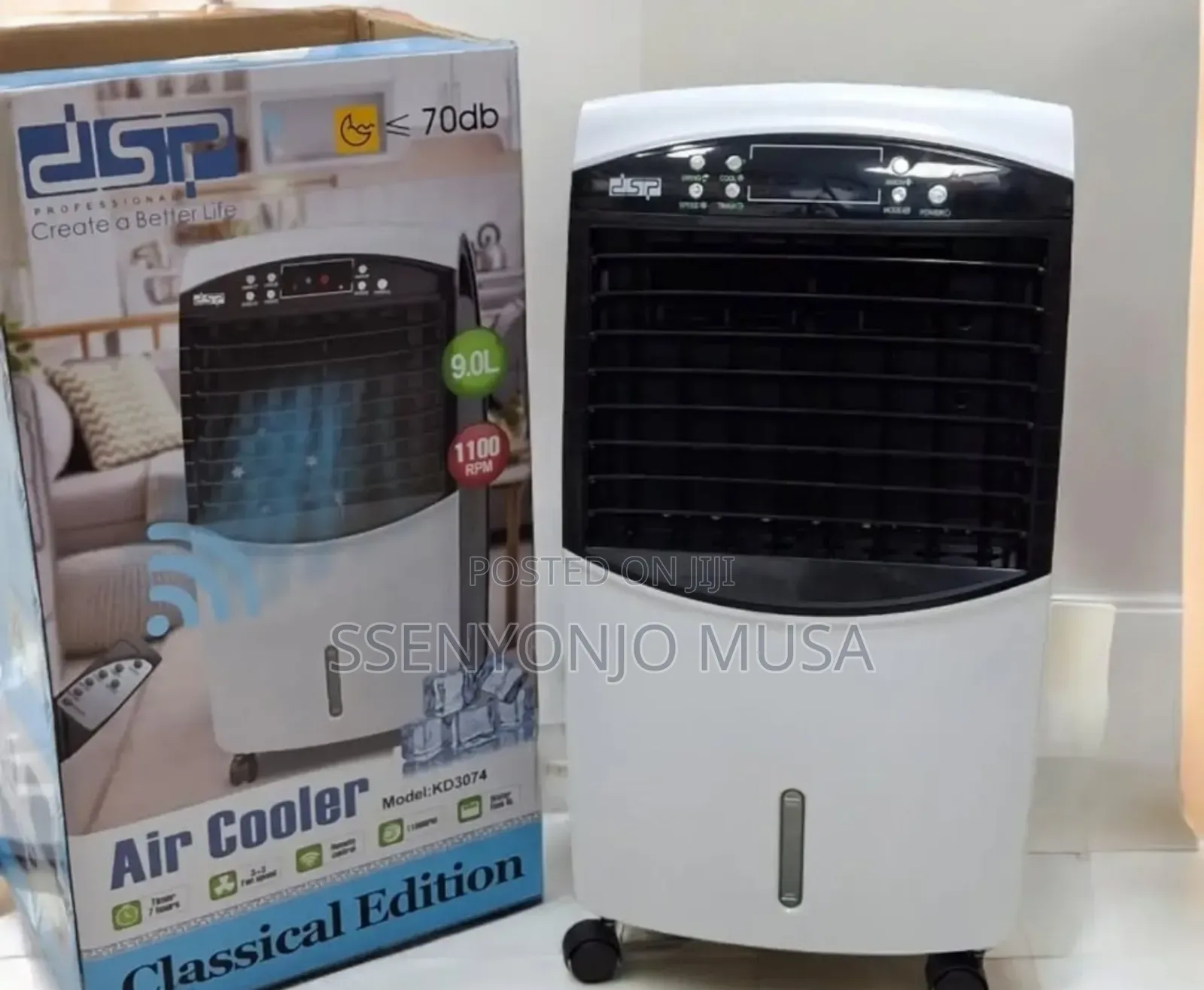DSP Portable Air Cooler 9l - Kd3074, 1100w