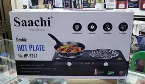 Saachi Nl-Hp-6224 Double Hot Plate - 2500w, Adjustable-