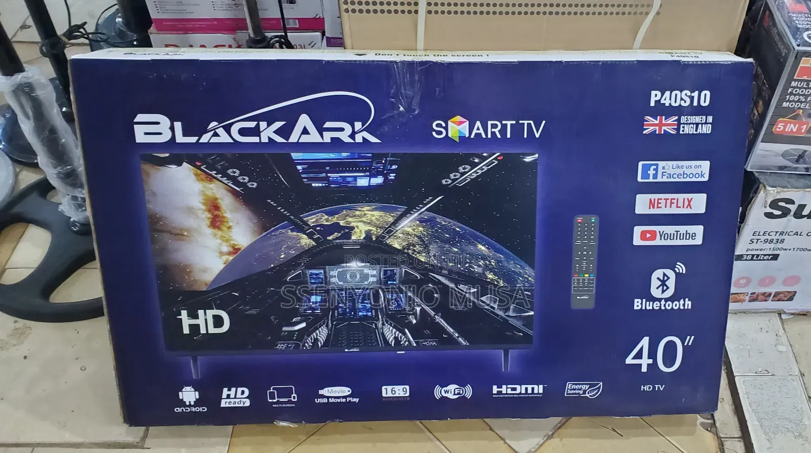 Blackark P40s10 40" Smart Tv - Hd Ready, Led, Hdmi, Usb-