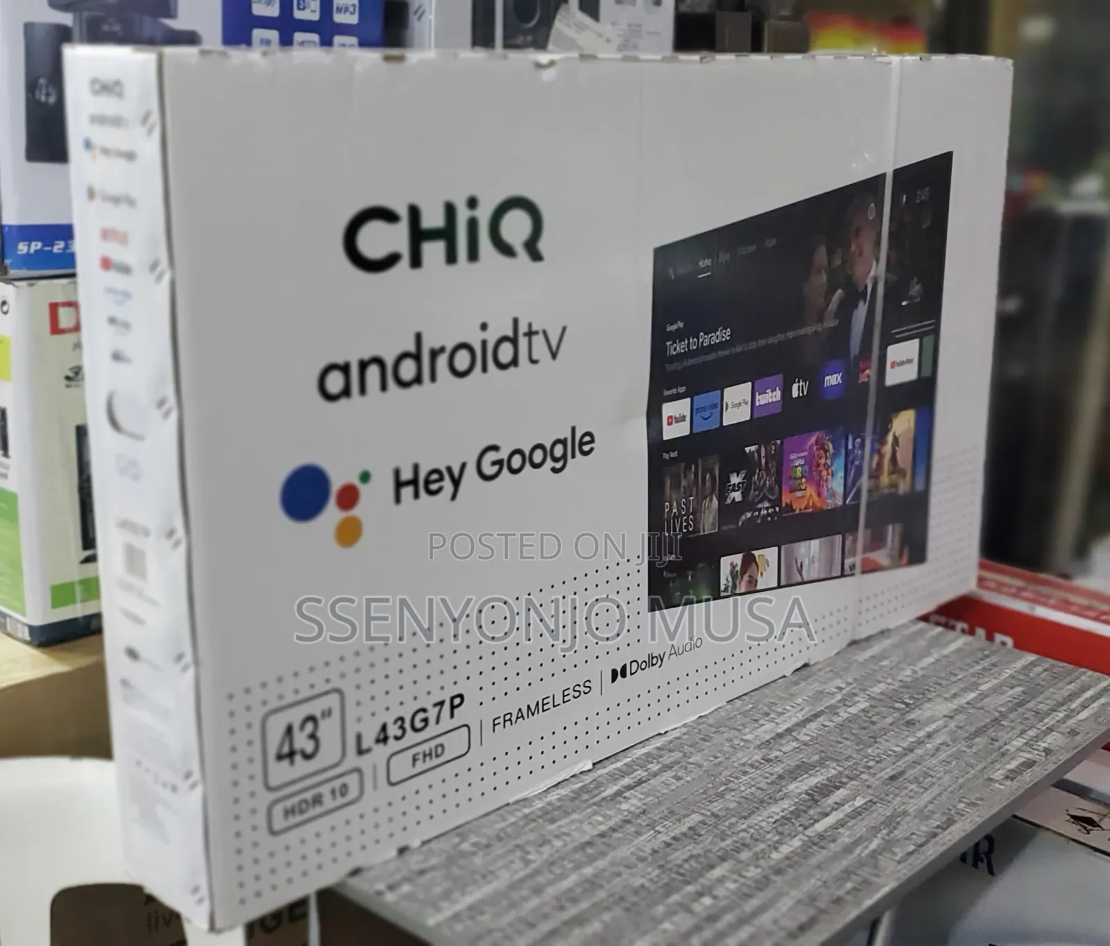 Chiq 43" Inches Smart Android Tv - Fhd, Hdr10, Google Assistant-
