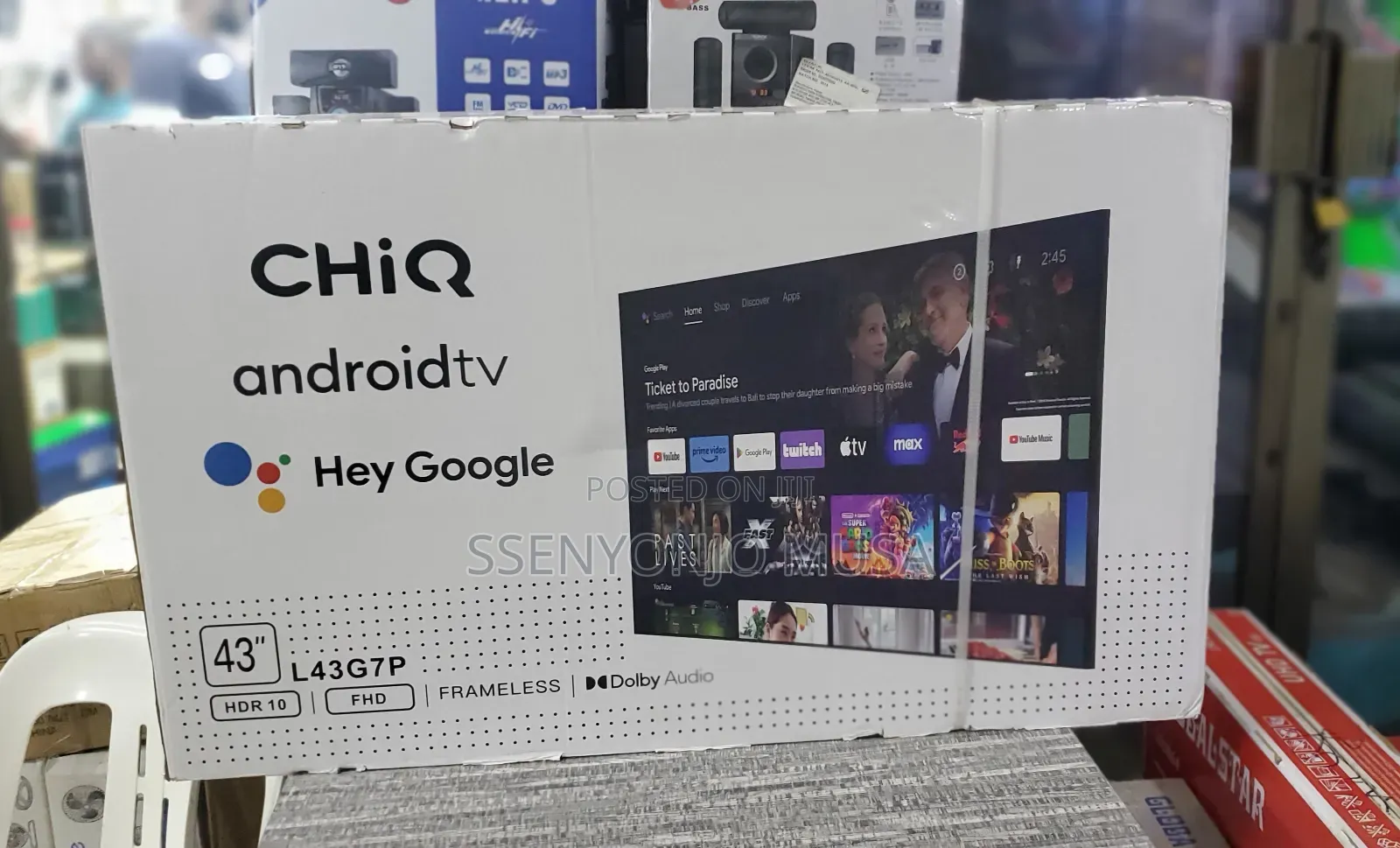 Chiq 43" Inches Smart Android Tv - Fhd, Hdr10, Google Assistant-