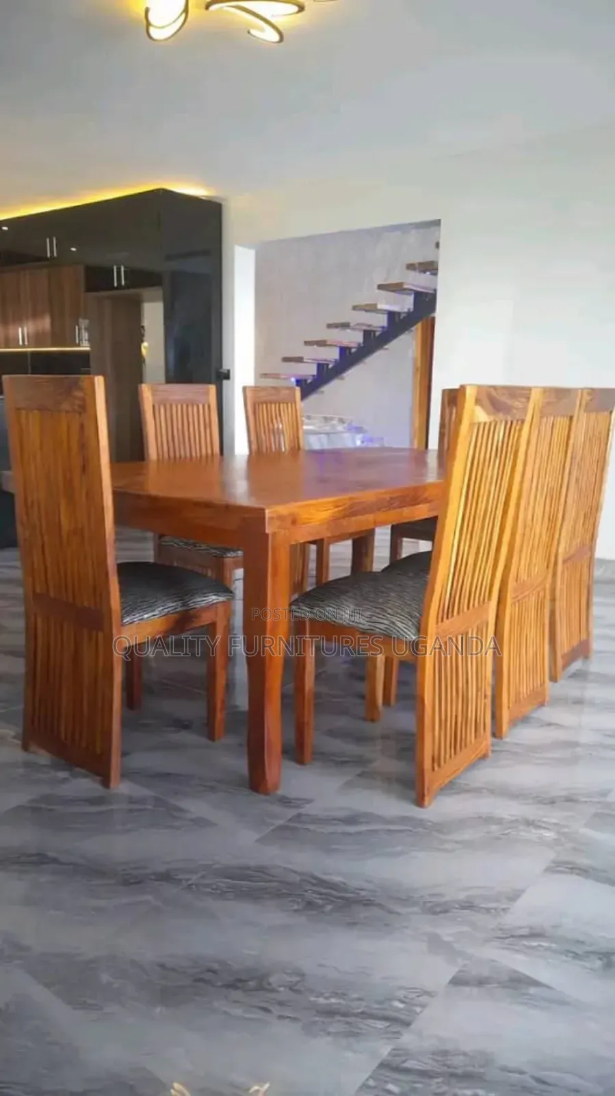 6 Chair Dinning Table/Strong Musambya Wood