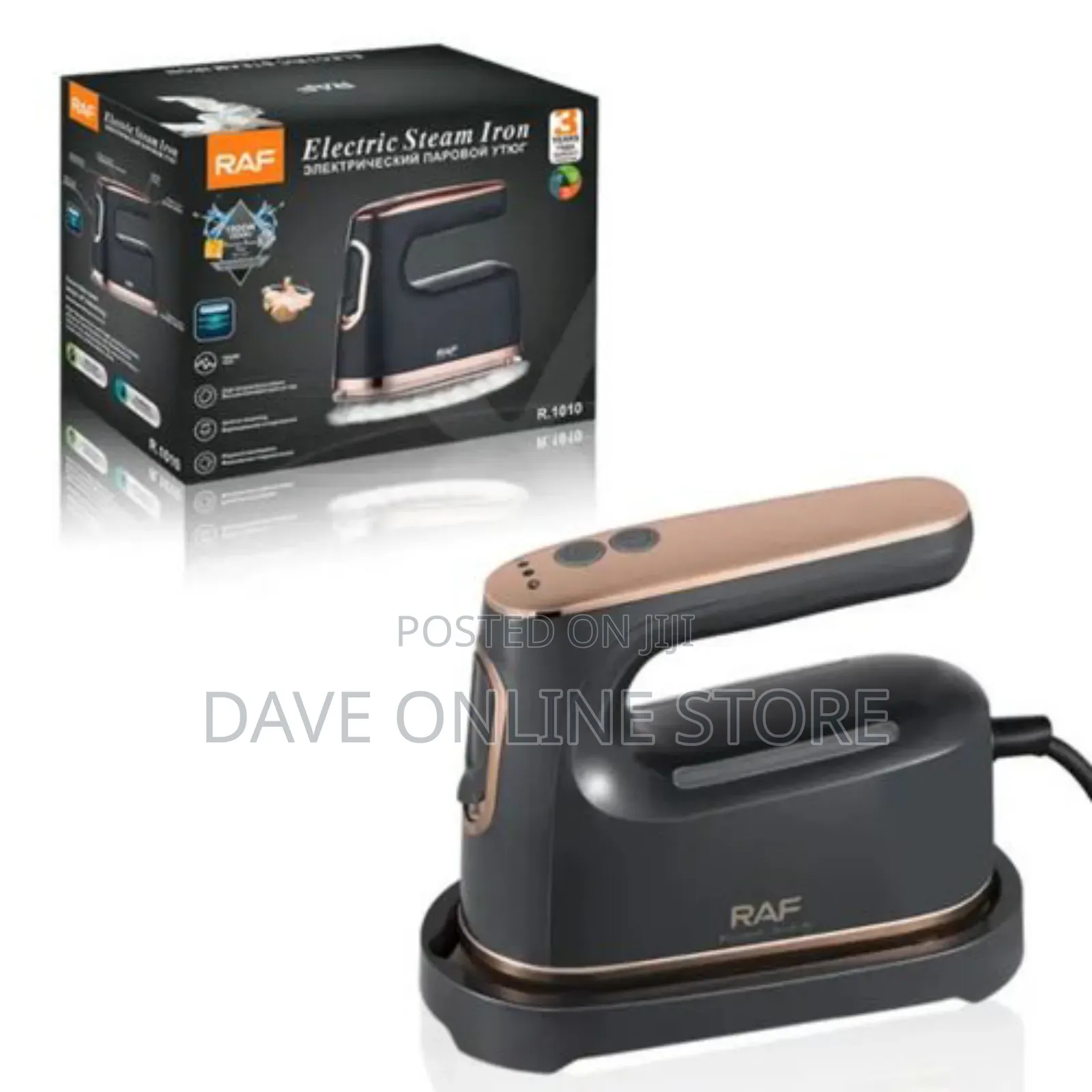 RAF Mini Electric Portable Travel Steam Iron -