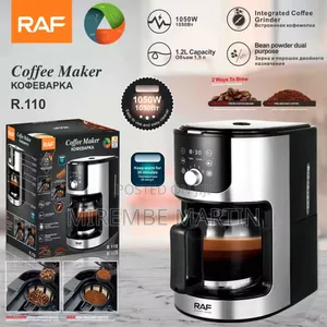 RAF 1.2L Water Reservoir Built-in Grinder Coffee Maker