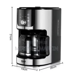 RAF 1.2L Water Reservoir Built-in Grinder Coffee Maker