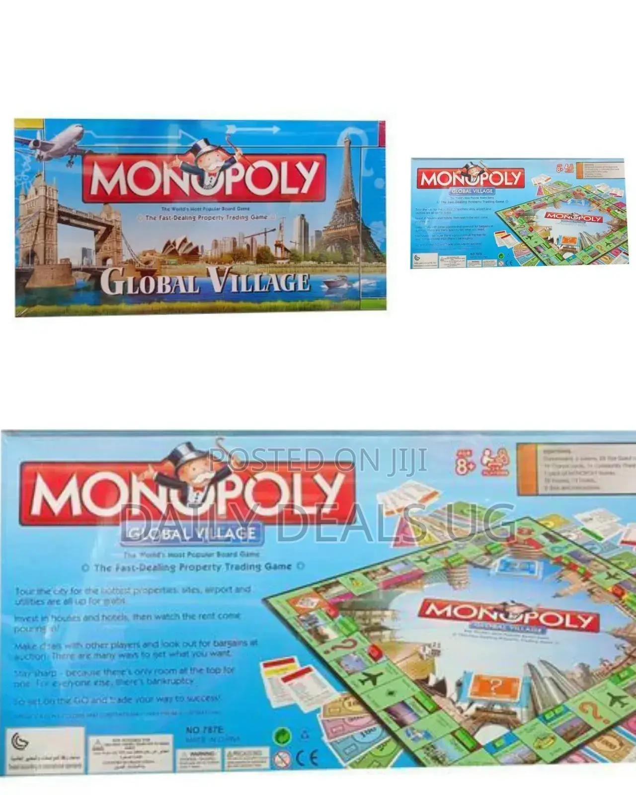 Global Monopoly Game Board