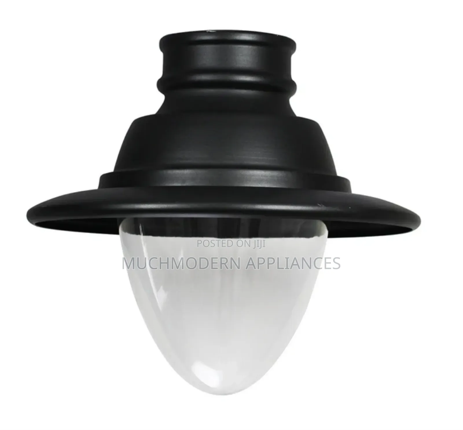 Black Garden Light Without Pole