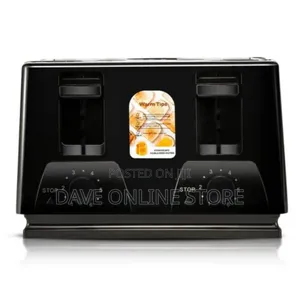 RAF Fast Breakfast 4 Slice Electric Bread Toaster