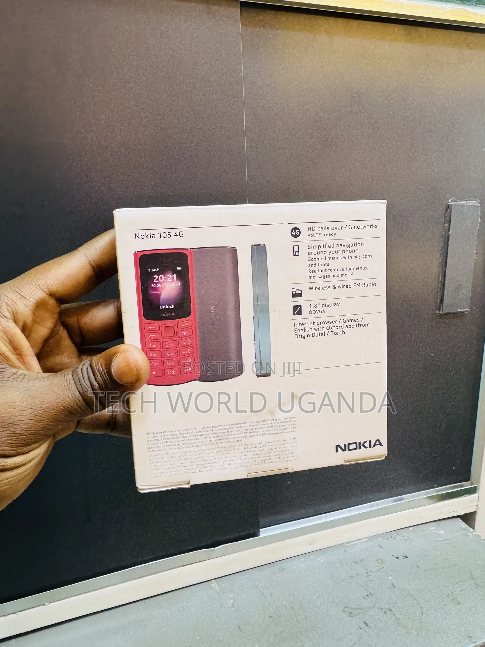New Nokia 105 4G Black