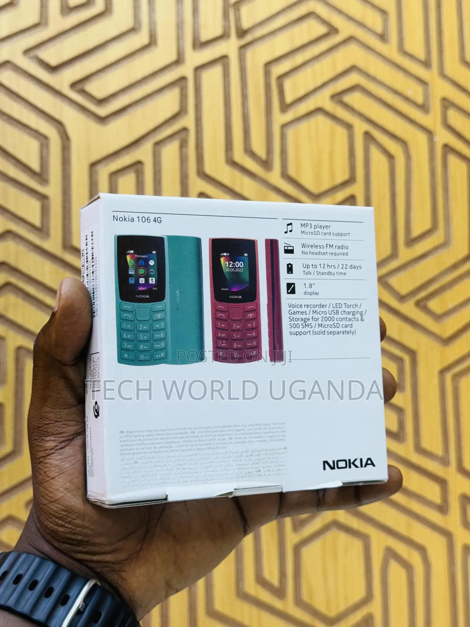 New Nokia 106 Black