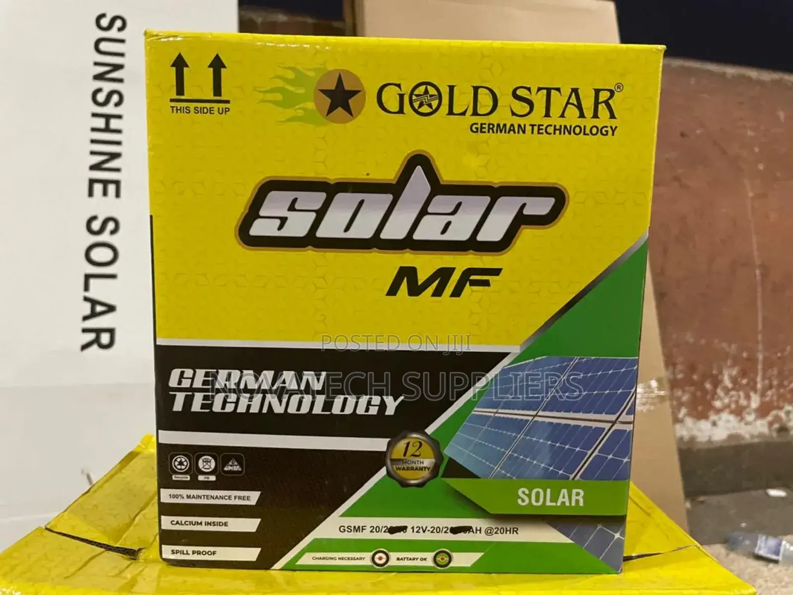20ah Gold Star German Technology Solar Batteries Hek