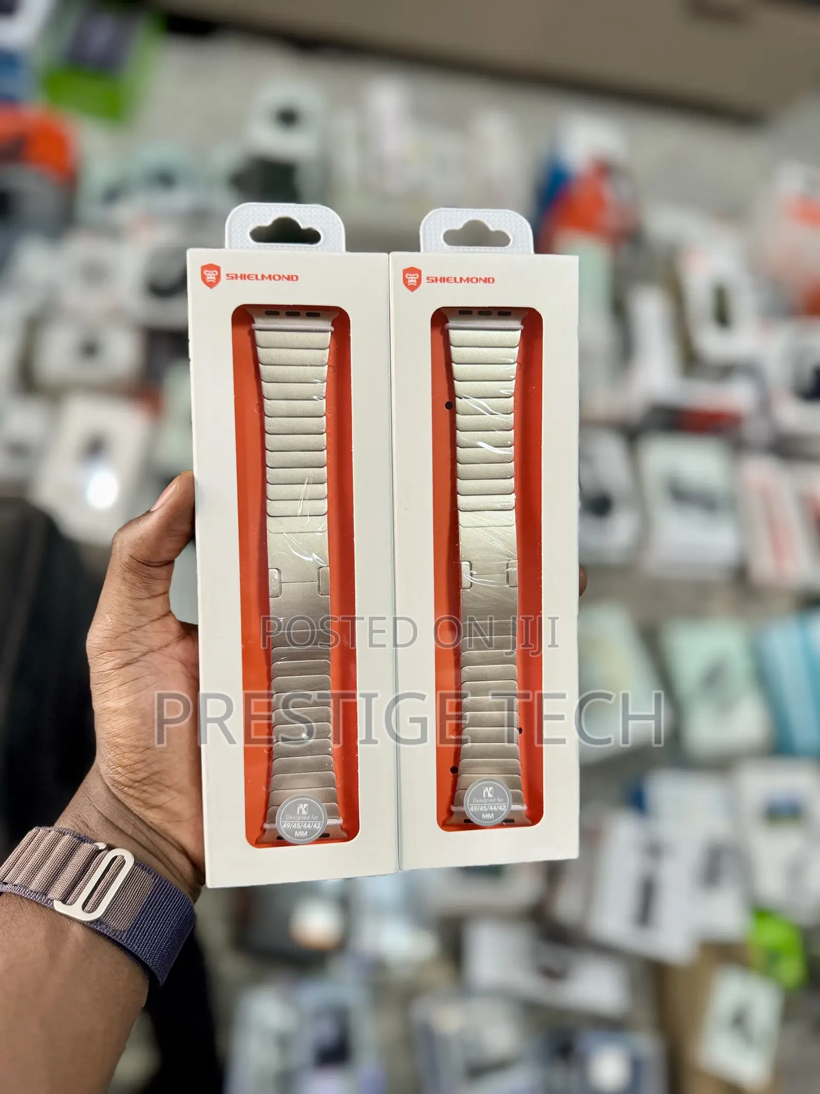Apple Watch Premium Straps / Bands, Stainless Steel, Leather