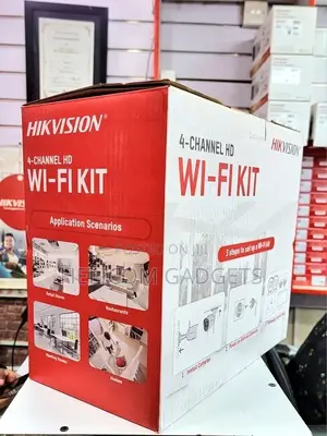 Hik Vision High Lens 4 Channel Colorvu CCTV Camera Full KIT