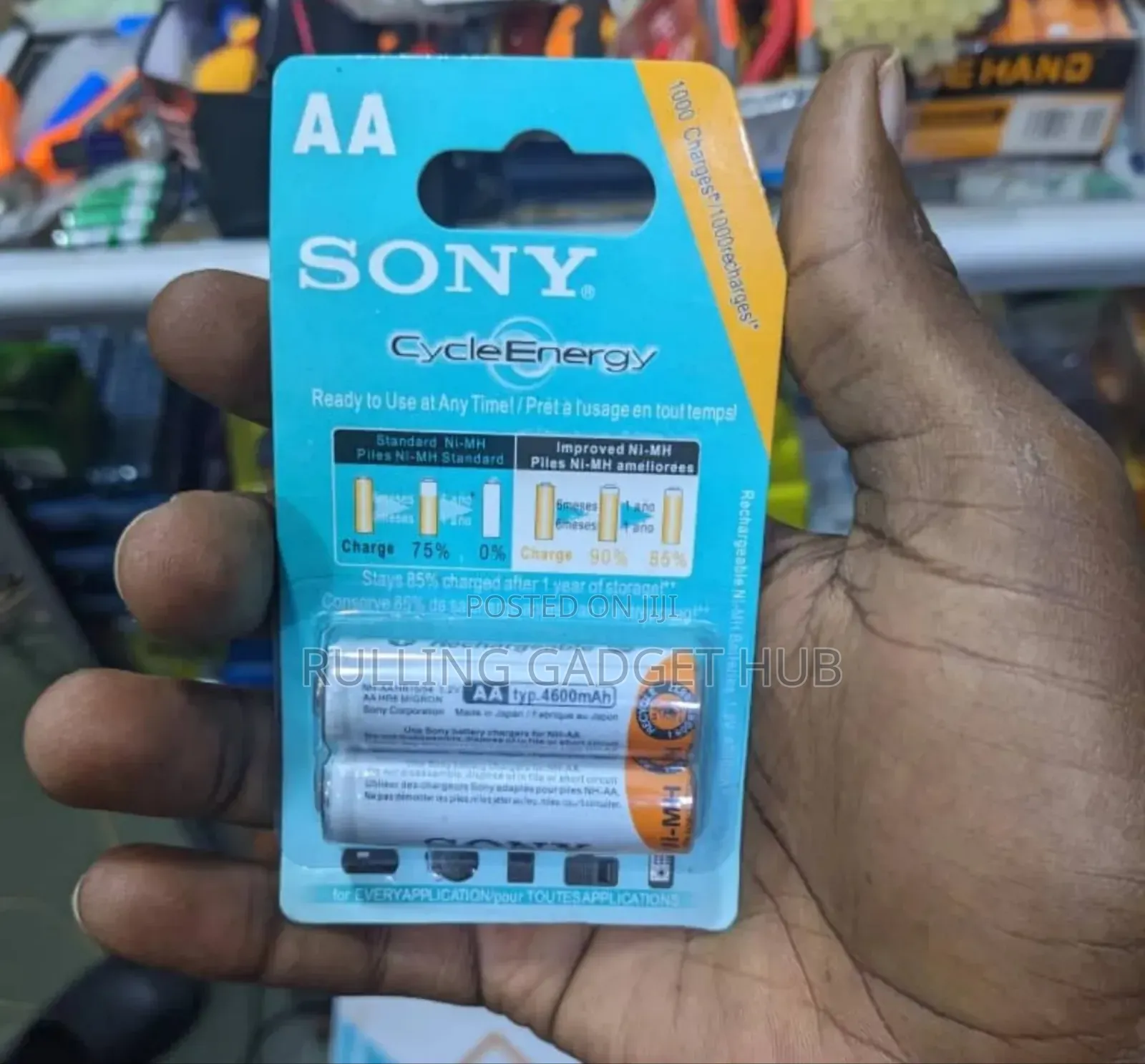 Sony 1.2v Aa 4600mah Rechargeable Batteries