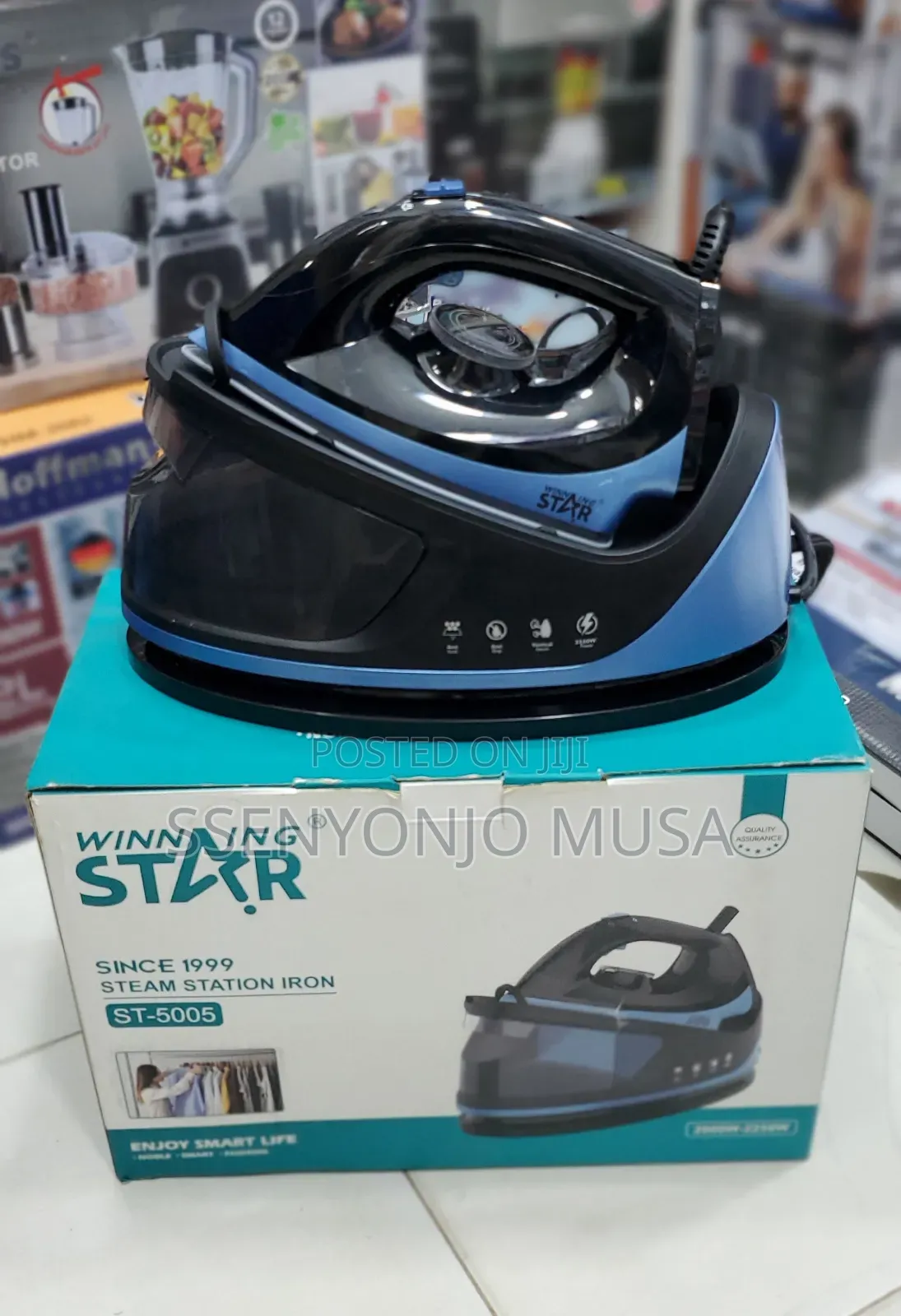 Winning Star St-5005 Electric Steam Station Iron-2000w-2250w