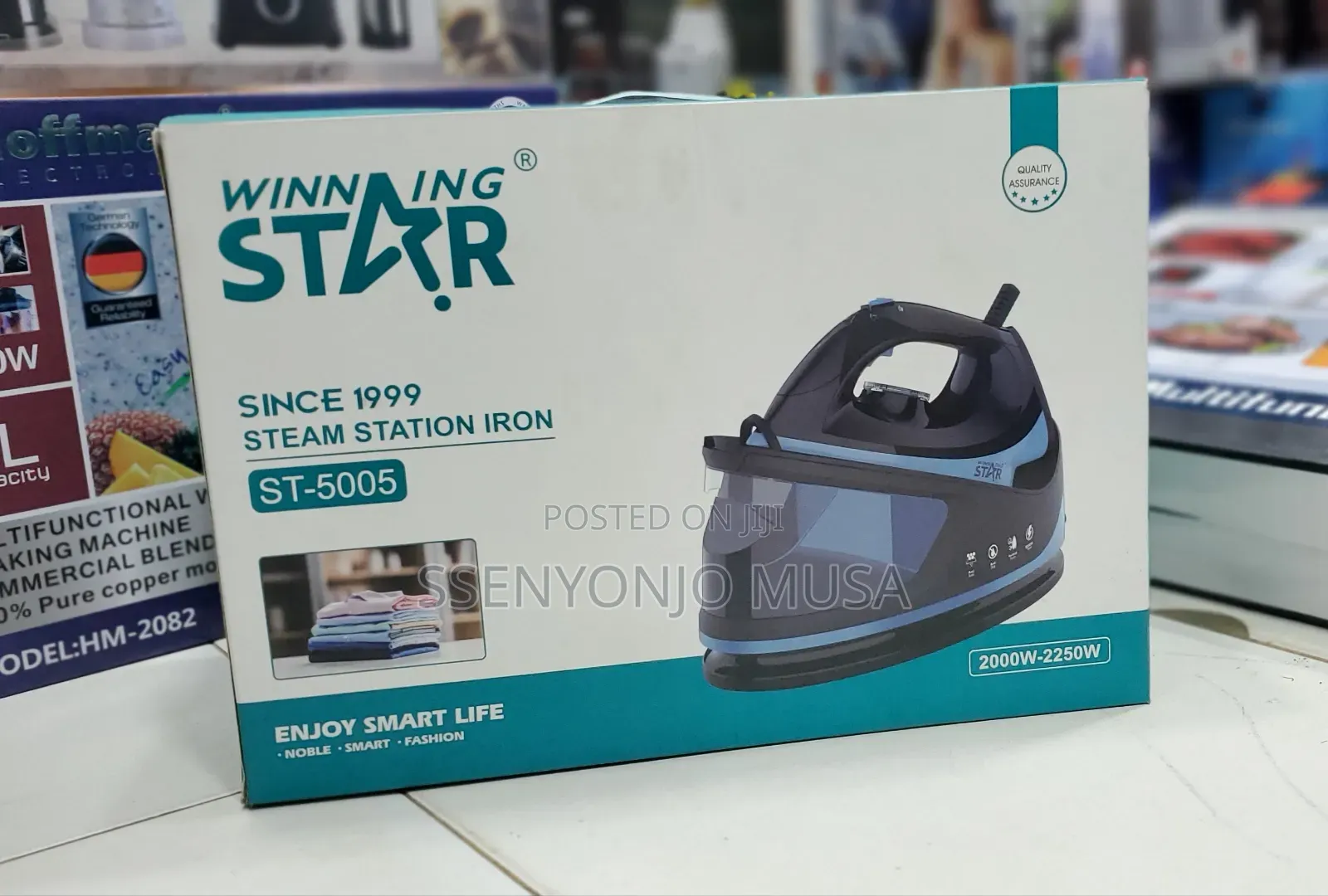 Winning Star St-5005 Electric Steam Station Iron-2000w-2250w