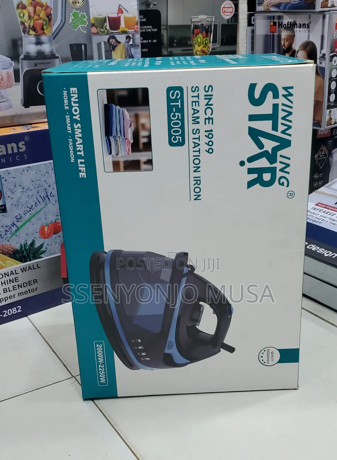 Winning Star St-5005 Electric Steam Station Iron-2000w-2250w