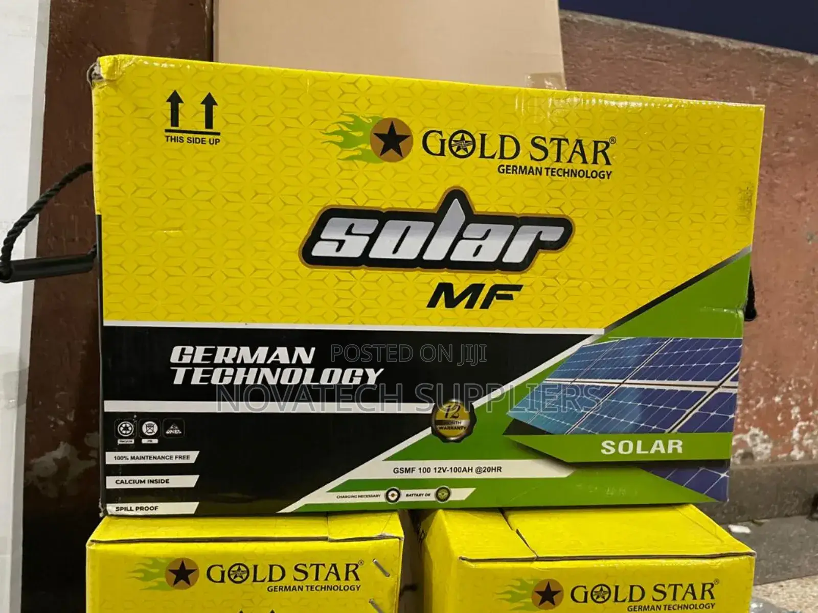 100ah Gold Star German Technology Solar Batteries Infin