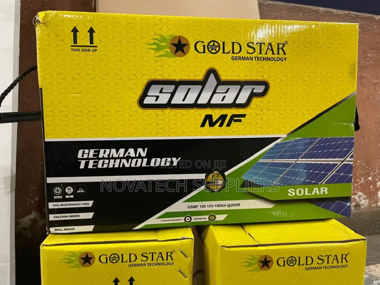 100ah Gold Star Maintenance Free Solar Batteries Nigh