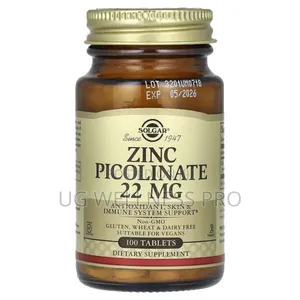 Photo - Solgar, Zinc Picolinate, 22 Mg, 100 Tablets