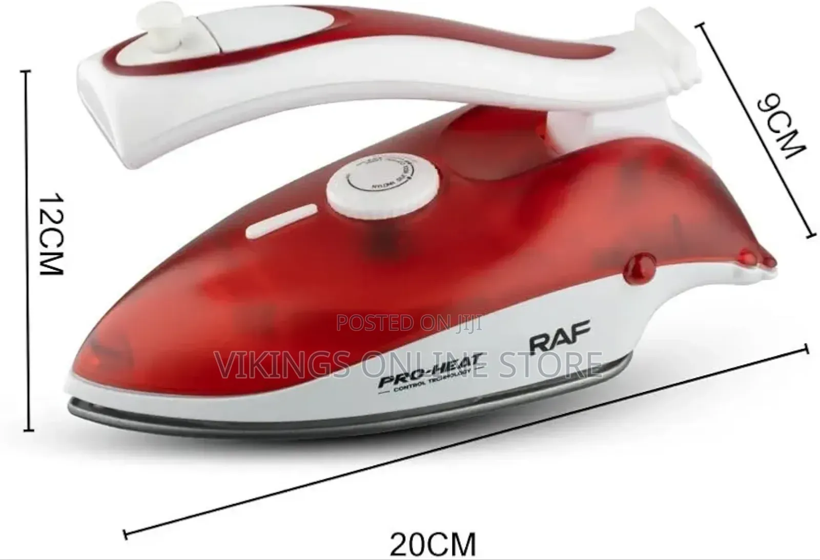RAF RAF Steam Electric Trekking Iron, 800W, R.1259R (Red)