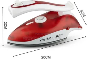RAF RAF Steam Electric Trekking Iron, 800W, R.1259R (Red)