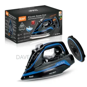 RAF Ceramic Soleplate Electric Steam Iron