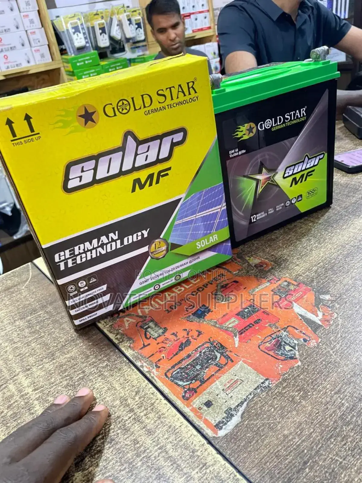 40ah Gold Star Maintenance Free Solar Batteries Jewe