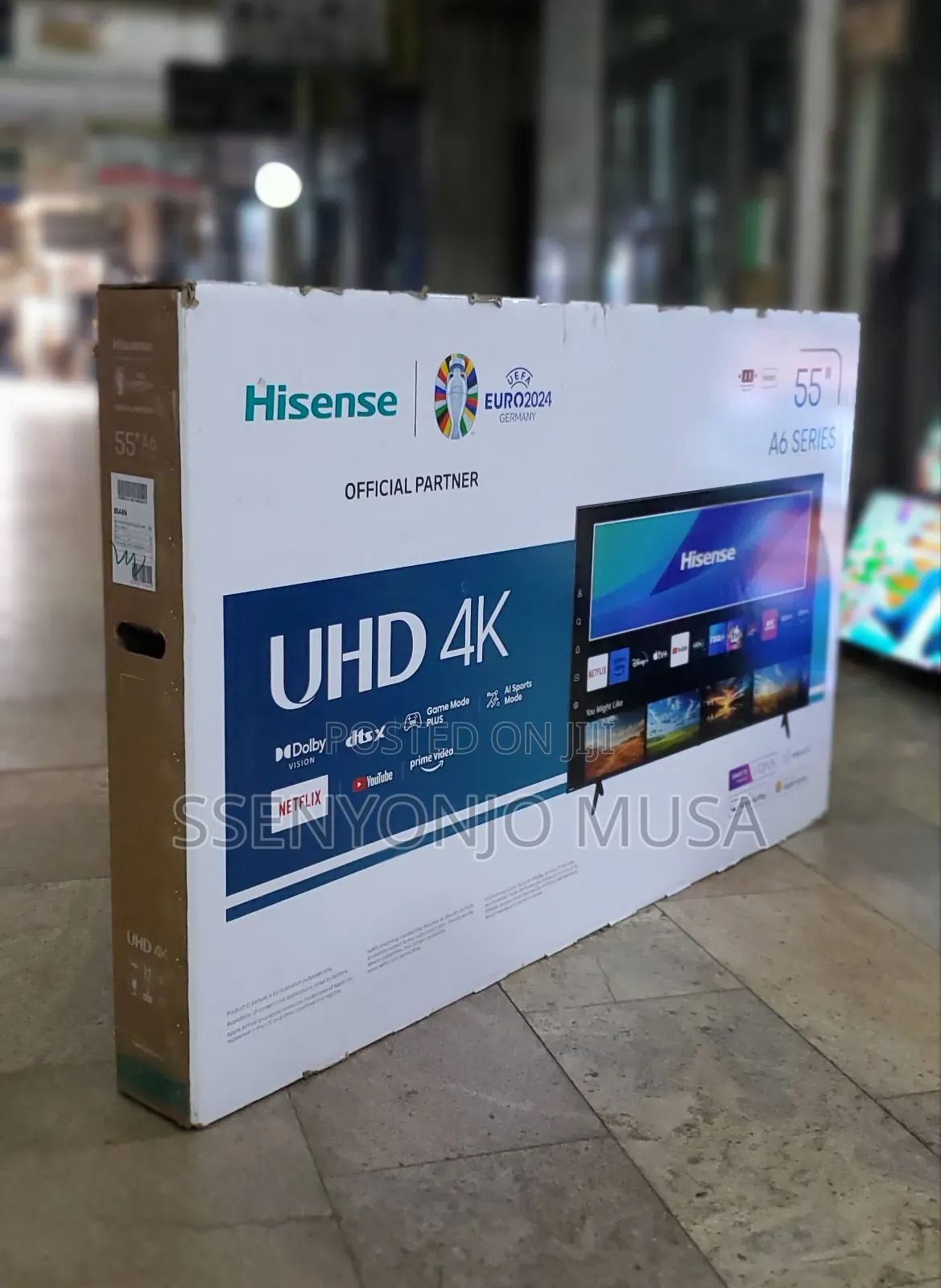 Hisense 55" A6series Uhd Smart Tv-Official Partner-Dolby