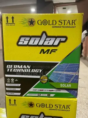 20ah Gold Star German Technology MF Solar Batteries Powa