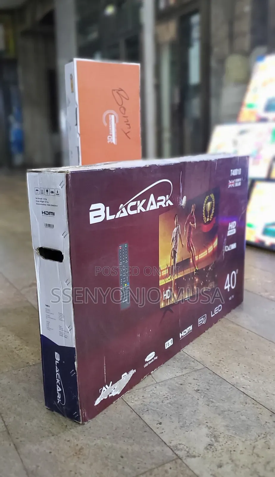 Blackark T40d10 40" Hd Ready Led Tv -3d Surround Audio,Dvbt2