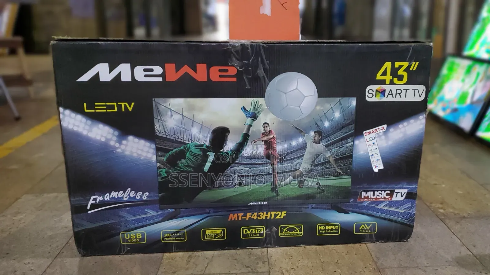 Mewe Mt-f43ht2f 43" Frameless Smart Led Tv -usb Video,Music-