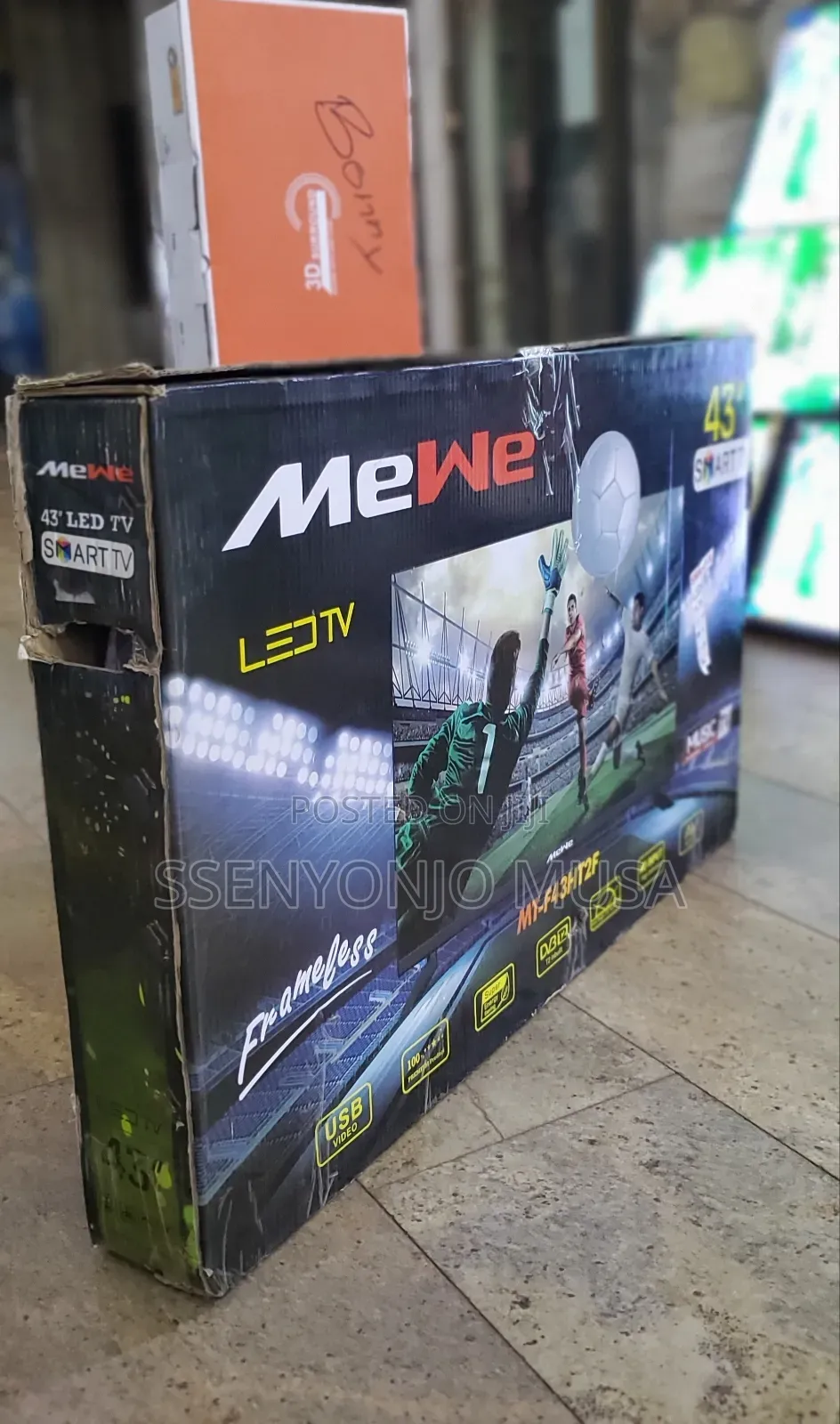 Mewe Mt-f43ht2f 43" Frameless Smart Led Tv -usb Video,Music-