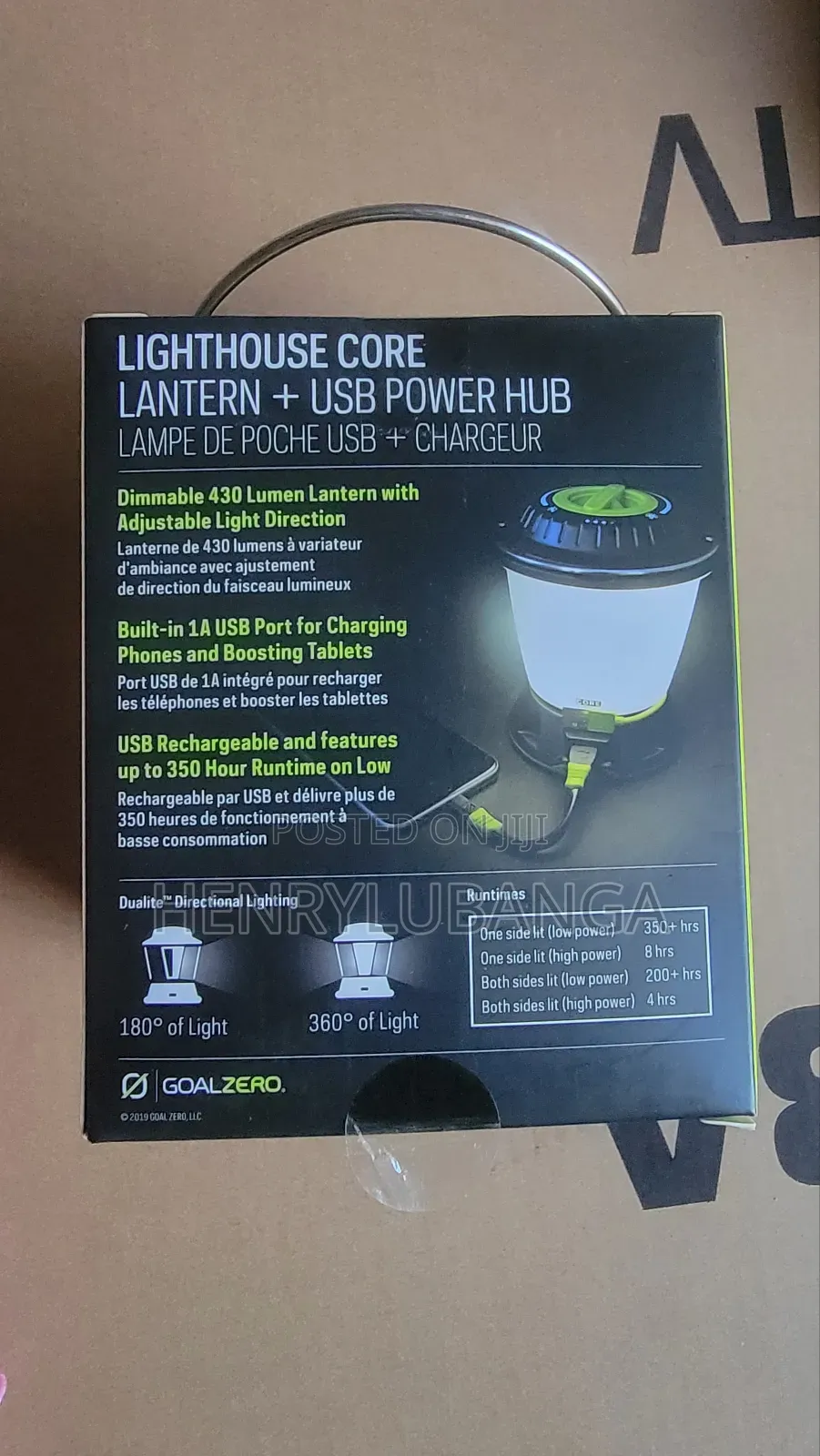 Lighthouse Core Lantern With 10w Nomad Foldable Solar Panel