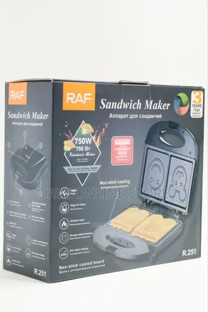 RAF Cartoon Plate Sandwich Maker 750W