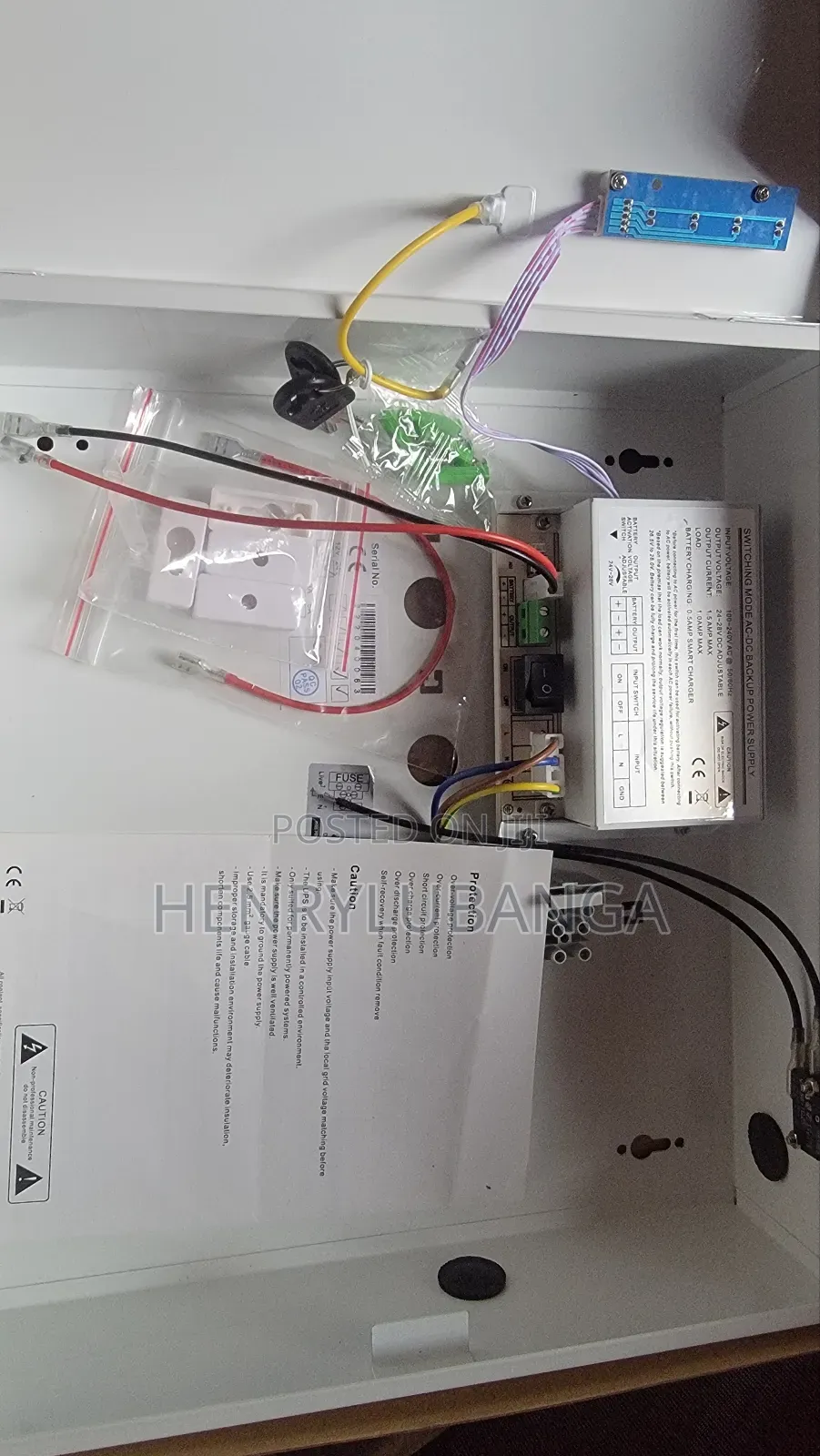 Engineering Industrial Alarm Power Supply Unit 24VDC 1AMP